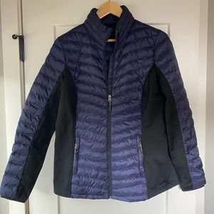 Women’s 32 Degrees Heat Blue & Black Puffer Jacket